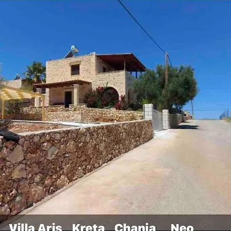 Aris In Crete With Heated Pool! 빌라 Neo Chorio (Crete)